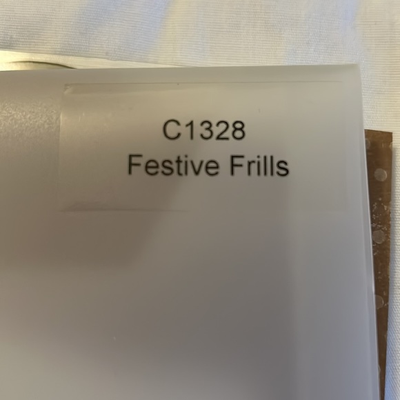 Festive Frills C1328 stamp set - Picture 7 of 8